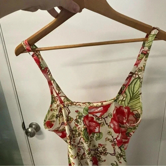 Natori slip dress and kimono robe set “silk” polyester sz medium - Picture 6 of 7